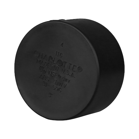 Charlotte Pipe And Foundry 3 in. Cap Black 48178